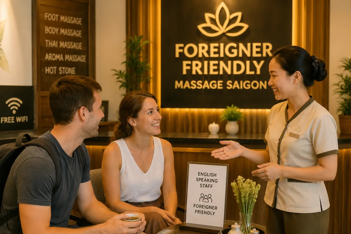 foreigner friendly massage Saigon