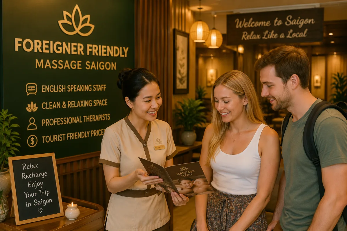 foreigner friendly massage Saigon