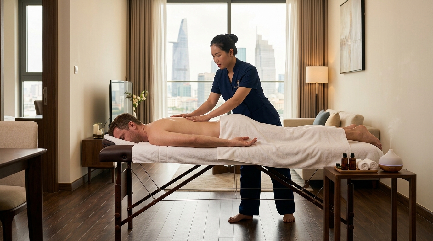 Affordable private full body massage Dong Da