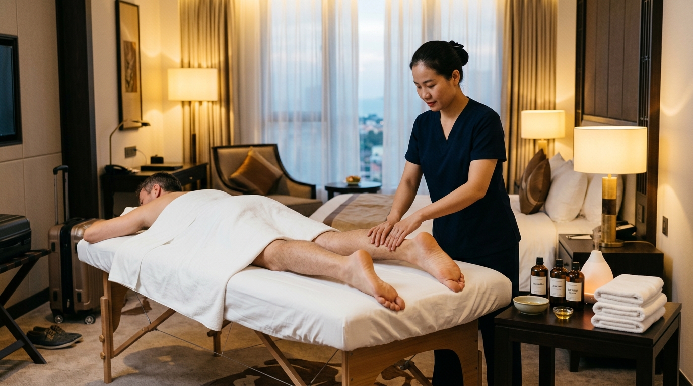 Premium mobile spa massage at home Tay Ho