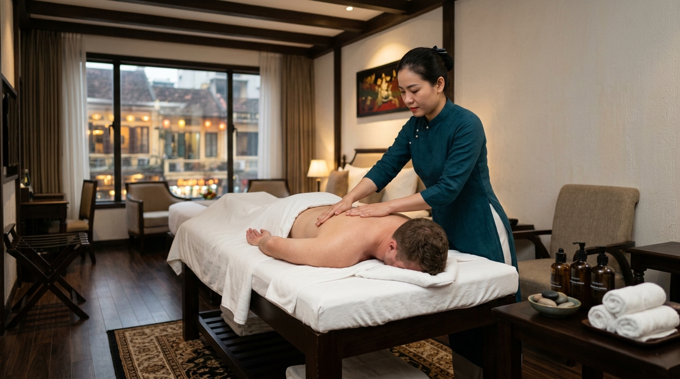 best therapeutic hotel room massage in Dong Da