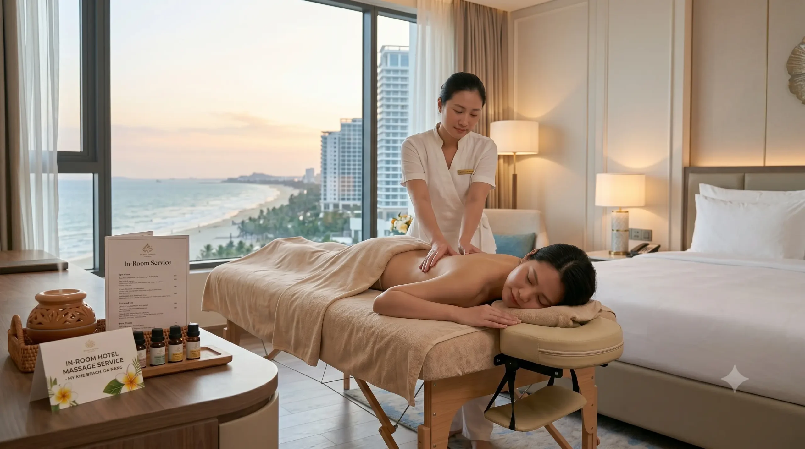 In Room Hotel Massage near My Khe Beach Danang – Direct Room Service