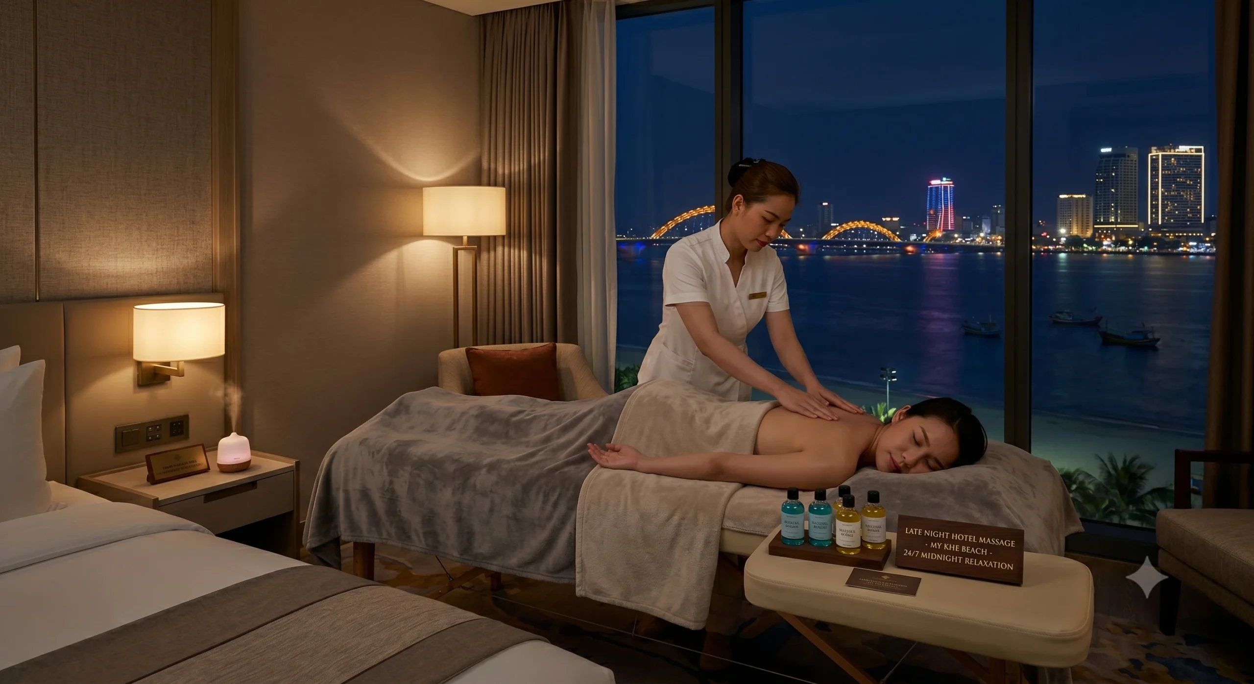 Late Night Hotel Room Massage near My Khe Beach – 24/7 Midnight Relaxation
