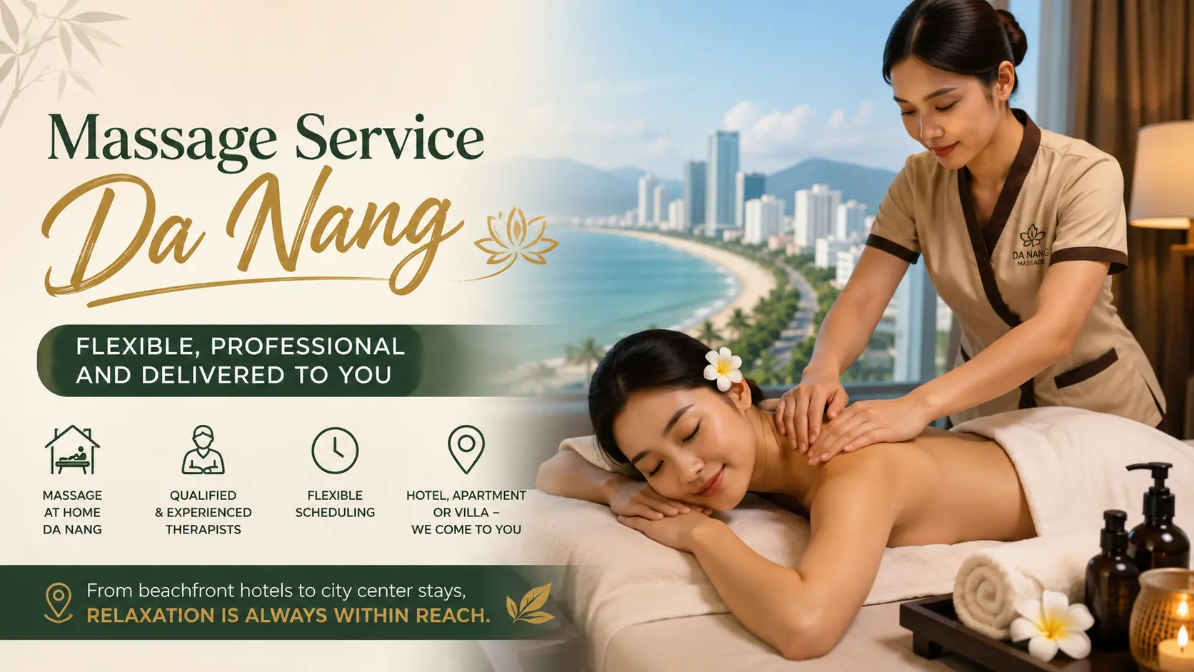 Massage Service Da Nang – Flexible, Professional and Delivered to You
