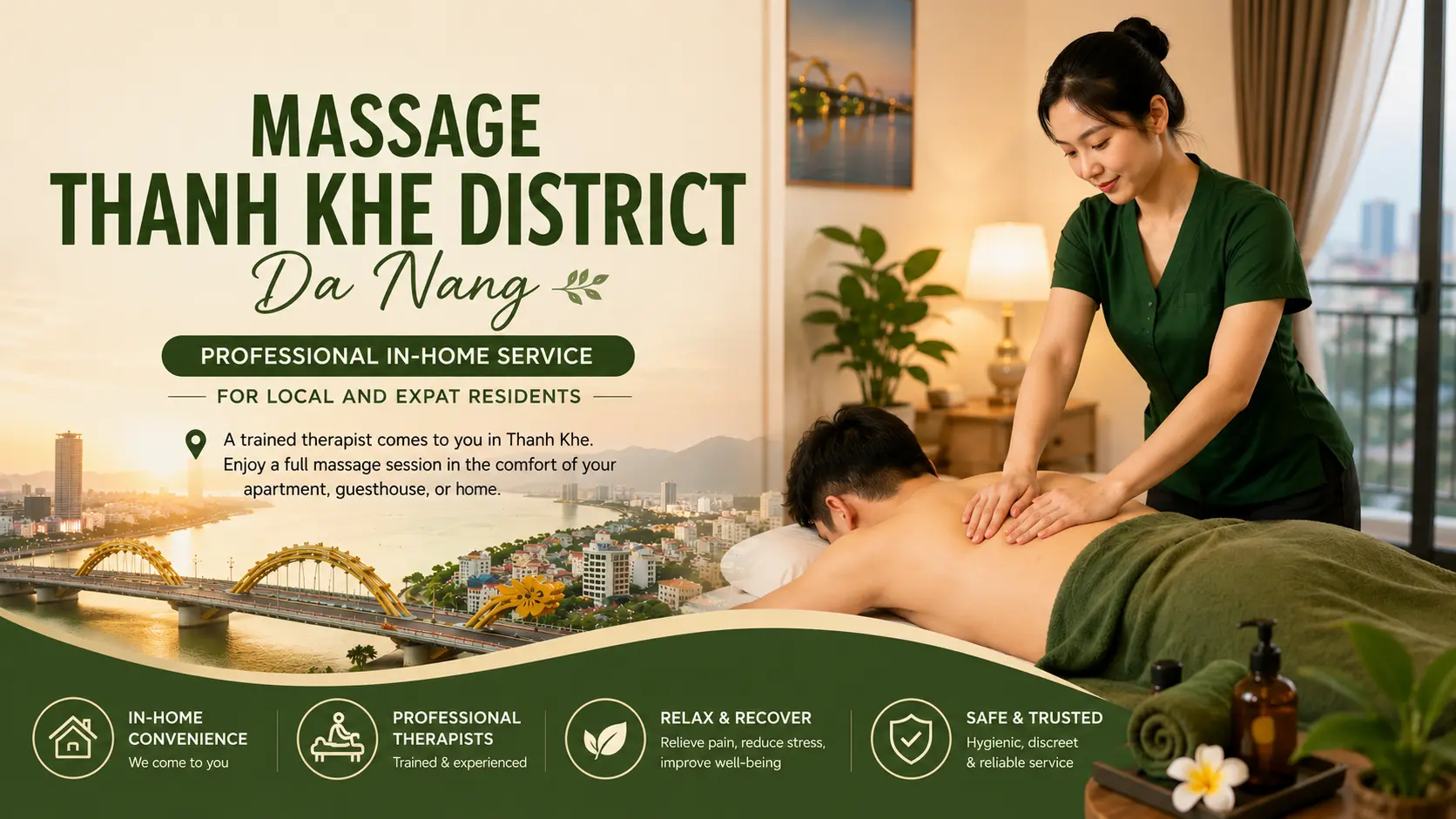 Massage Thanh Khe District Da Nang – Professional In-Home Service for Local and Expat Residents