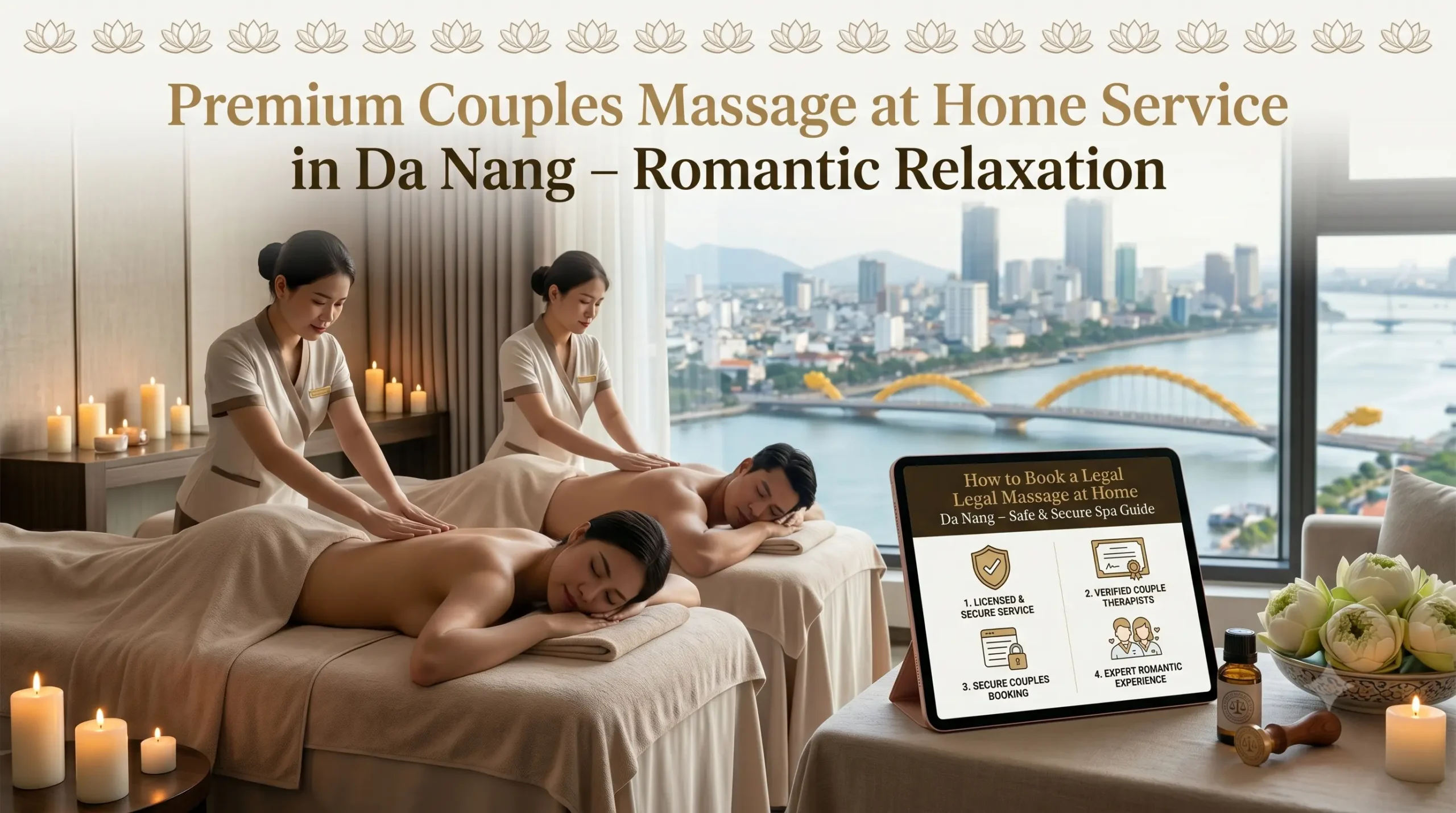 Premium Couples Massage at Home Service in Da Nang – Romantic Relaxation