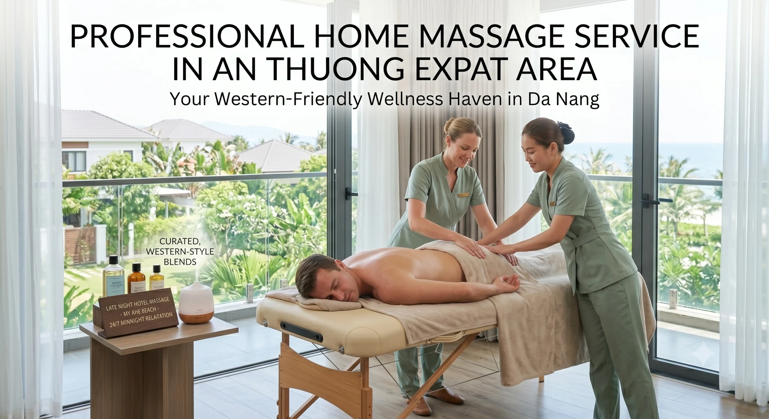 Professional Home Massage Service in An Thuong Expat Area – Western-Friendly Wellness